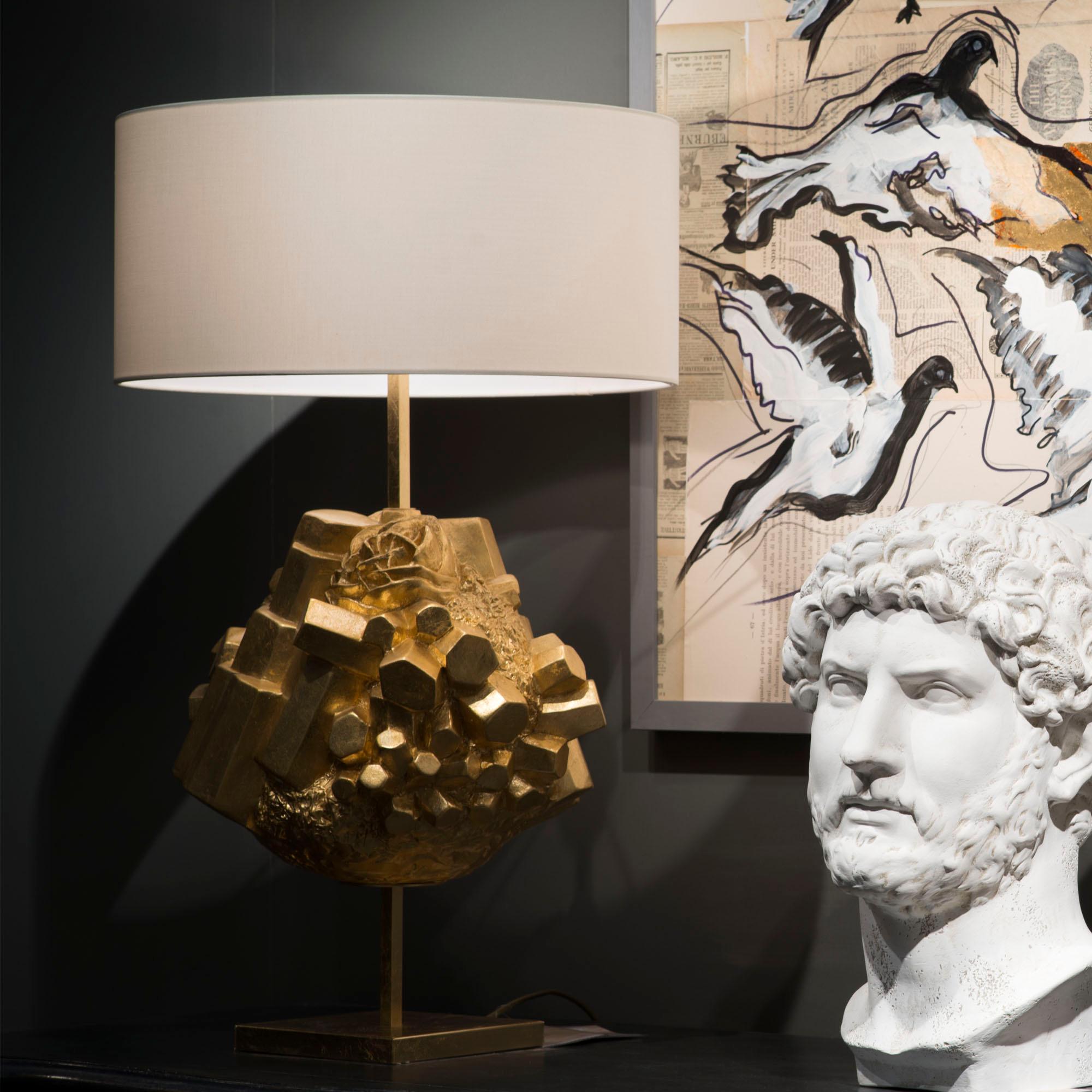 Italian Jasper Table Lamp by Marioni For Sale