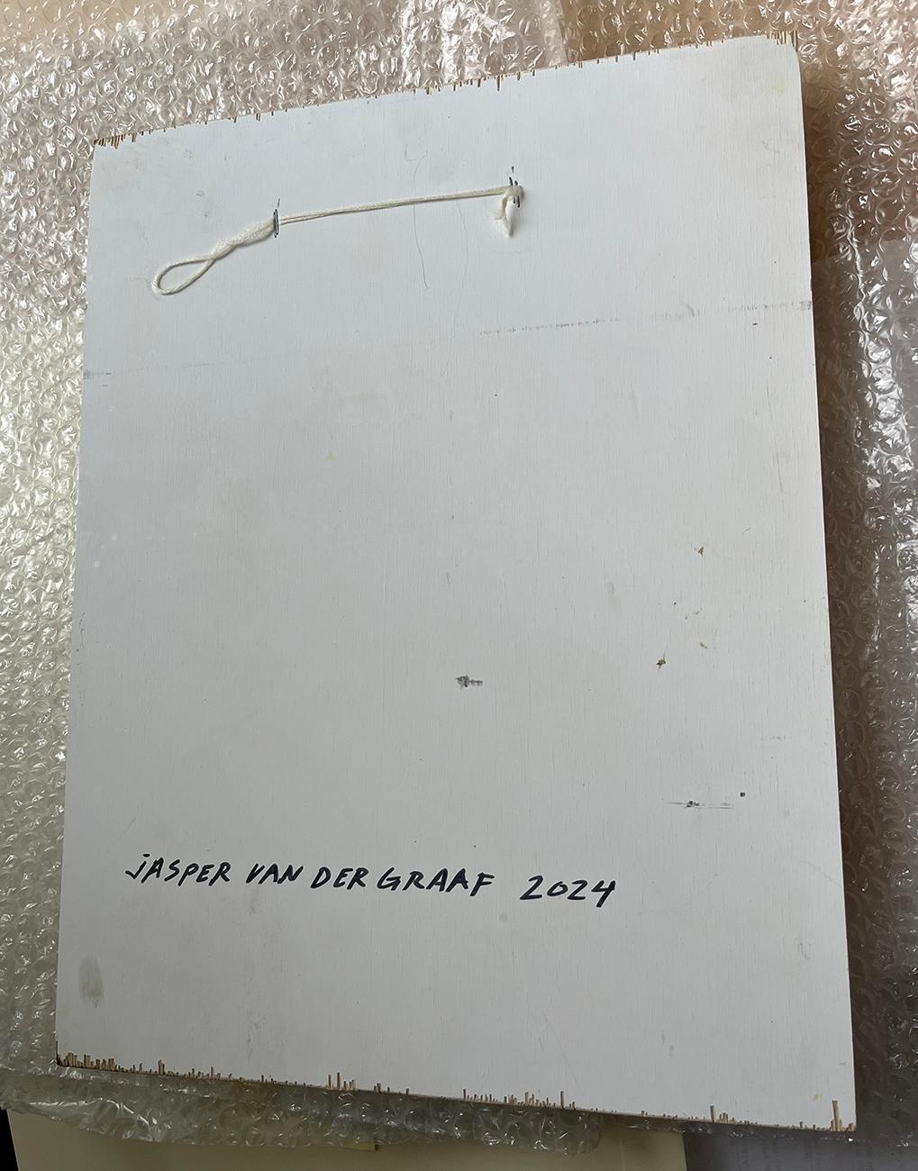 Ohne Titel 2024 (lila-weiß) (Abstraktes Gemälde)
Acryl und Öl auf Platte - ohne Rahmen.

Jasper van der Graaf ist ein niederländischer Künstler, der für seine großformatigen Wandgemälde bekannt ist.
Seine Kunst zeichnet sich durch die
