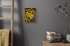 Untitled 2024 (yellow-brown) (Abstract painting)