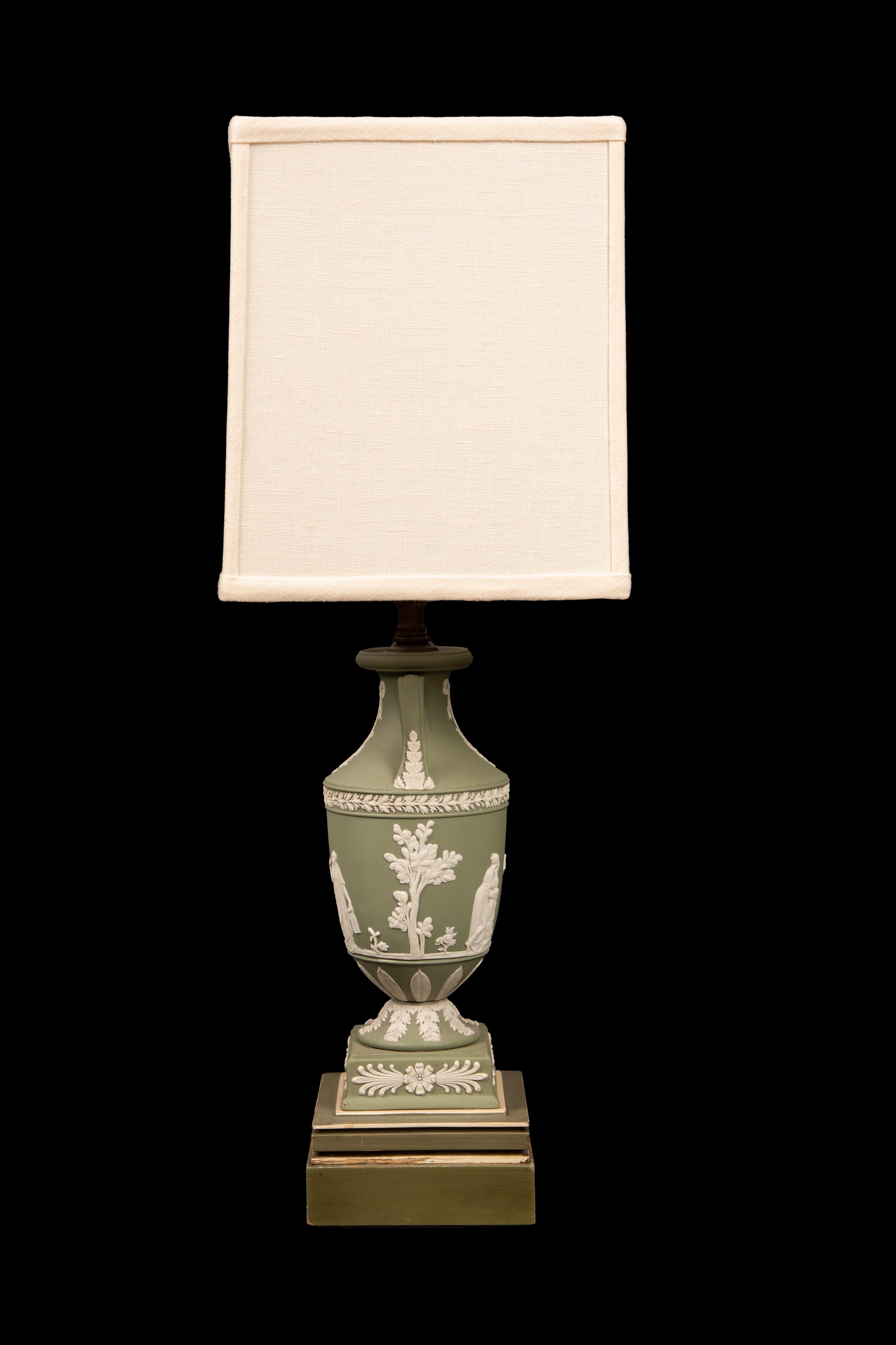 Jasperware Lamps by Wedgewood, Pair 2