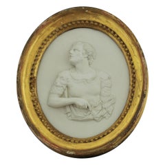 Jasperware Portrait Medallion, Marc Antony, Wedgwood, circa 1778