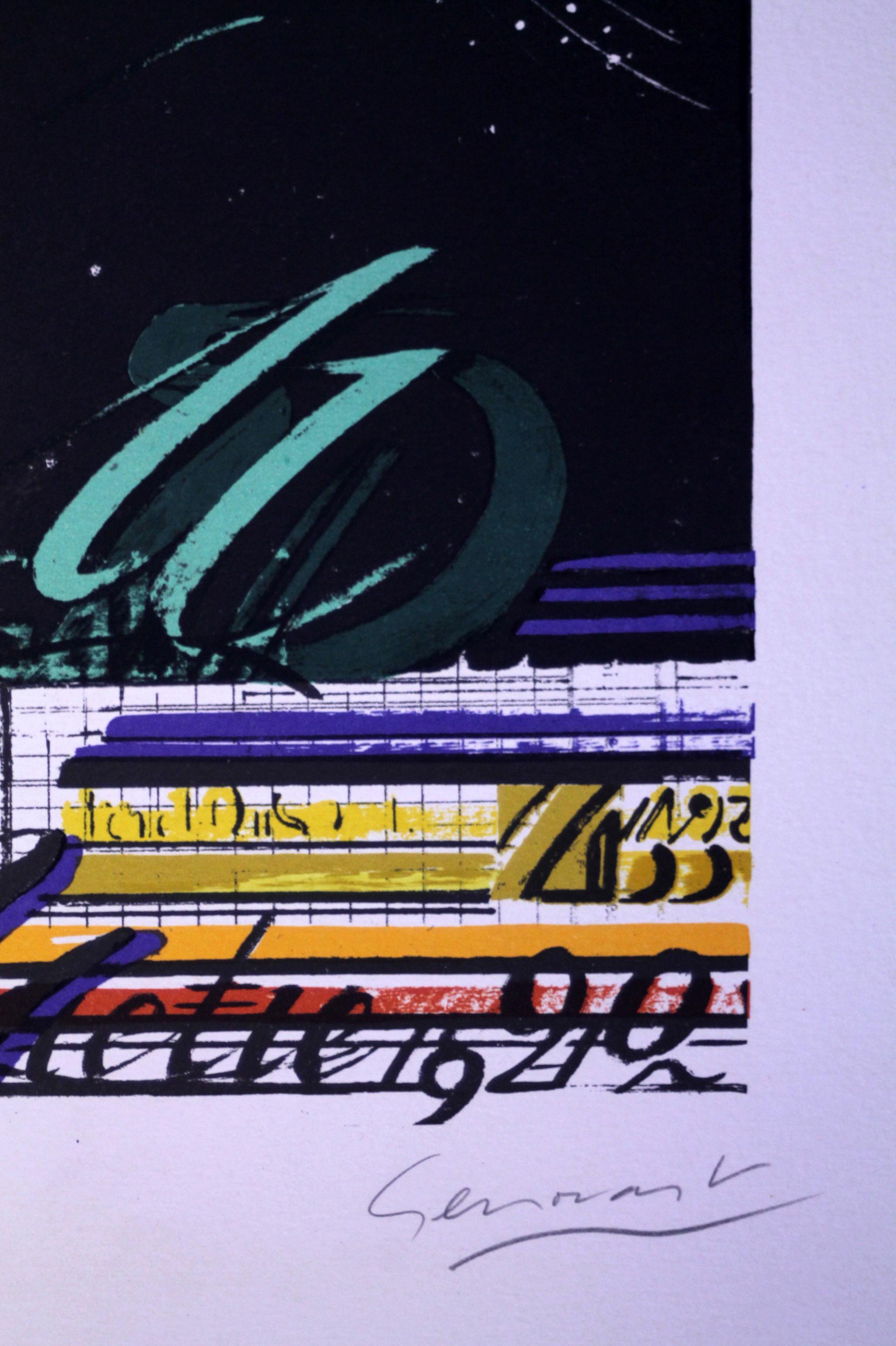 Jaume Genovart   (56x37cm) Litografía firmada a lápiz nº 62/80  Gran estado finales del siglo XX en venta