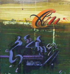 Genovart 5 Square Small Colors original abstract acrylic painting