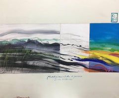 GENOVART   Regenbogen   original abstraktes Acrylgemälde