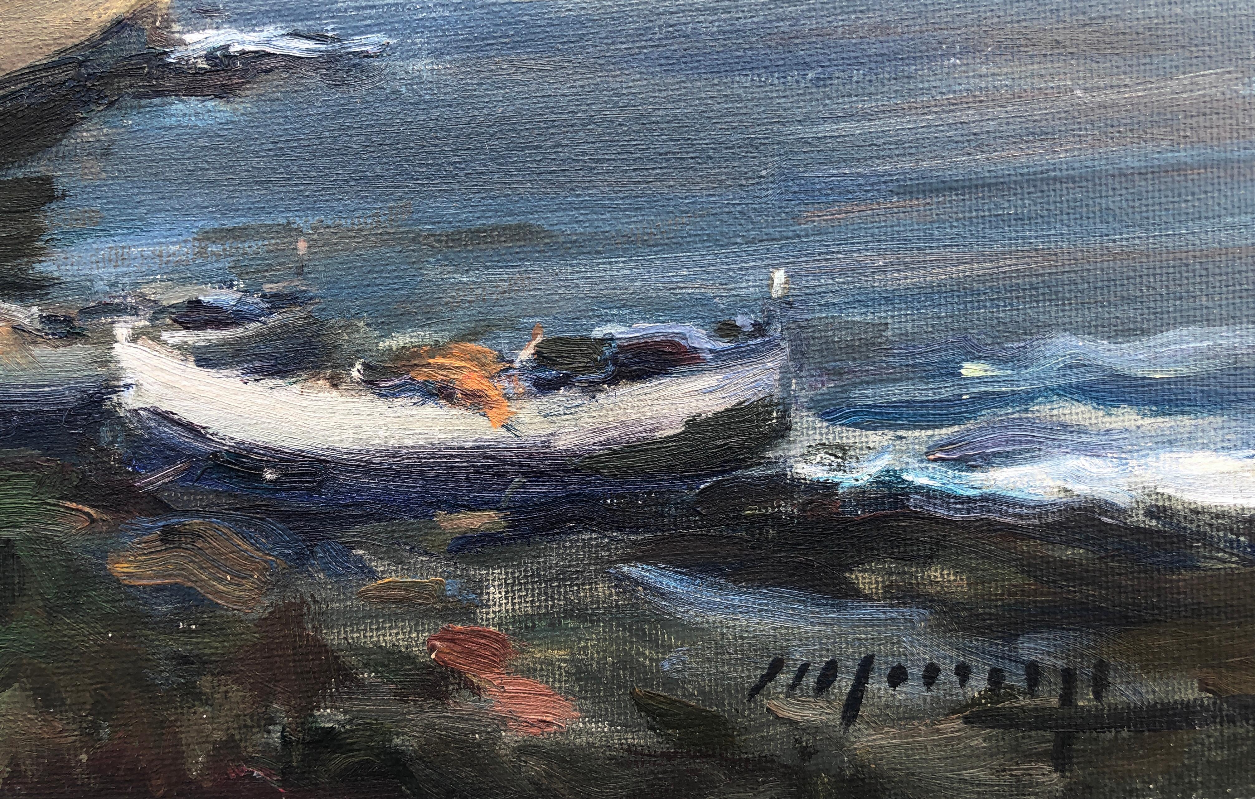 España impresionista pintura al óleo paisaje marino español mediterráneo - Painting de Jaume Marine