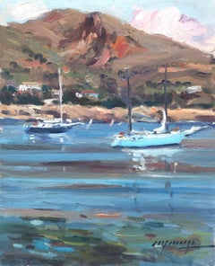 Spain impresionist oil painting spanish seascape mediterranean