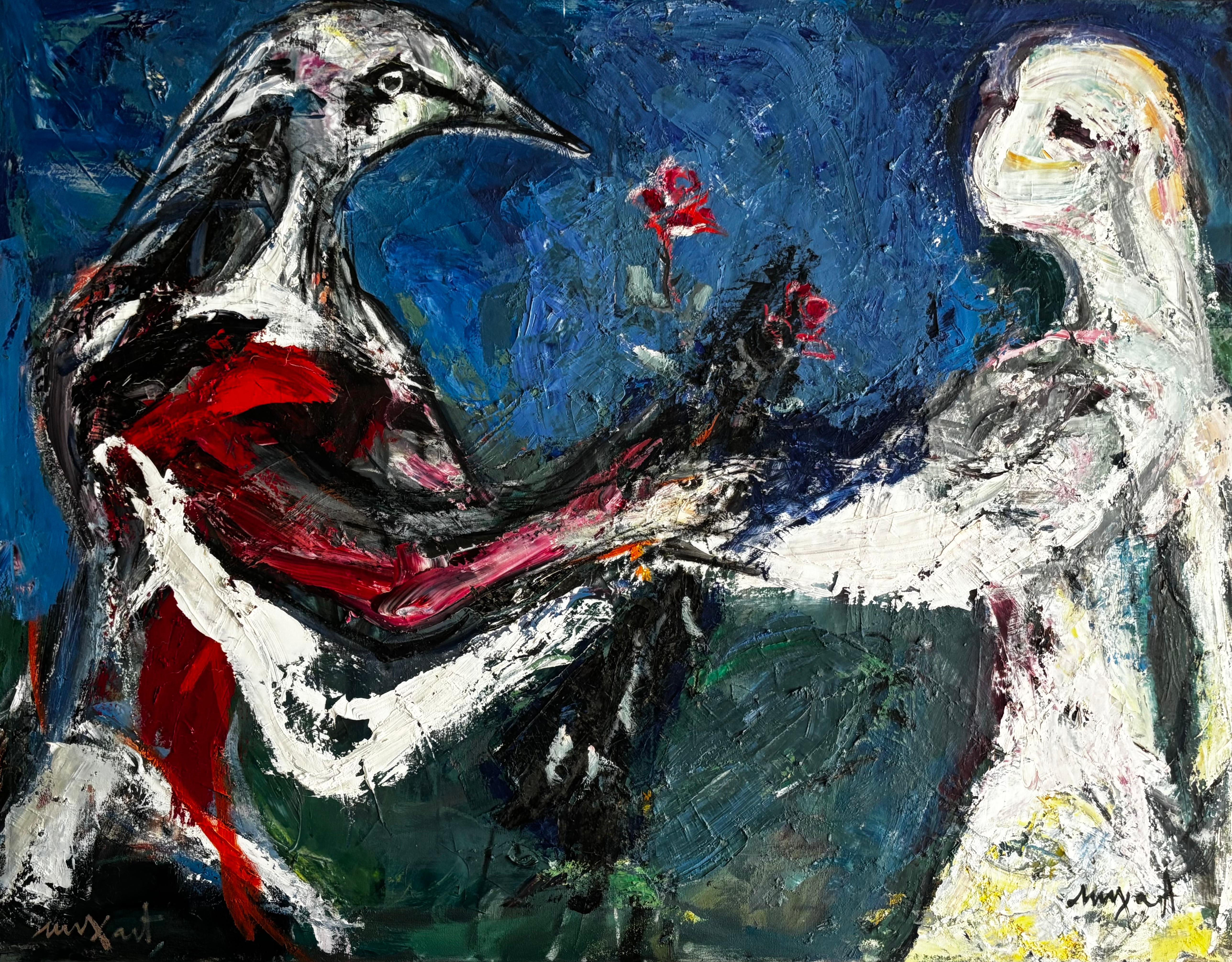 Jaume Muxart Domenech Figurative Painting - Amistad