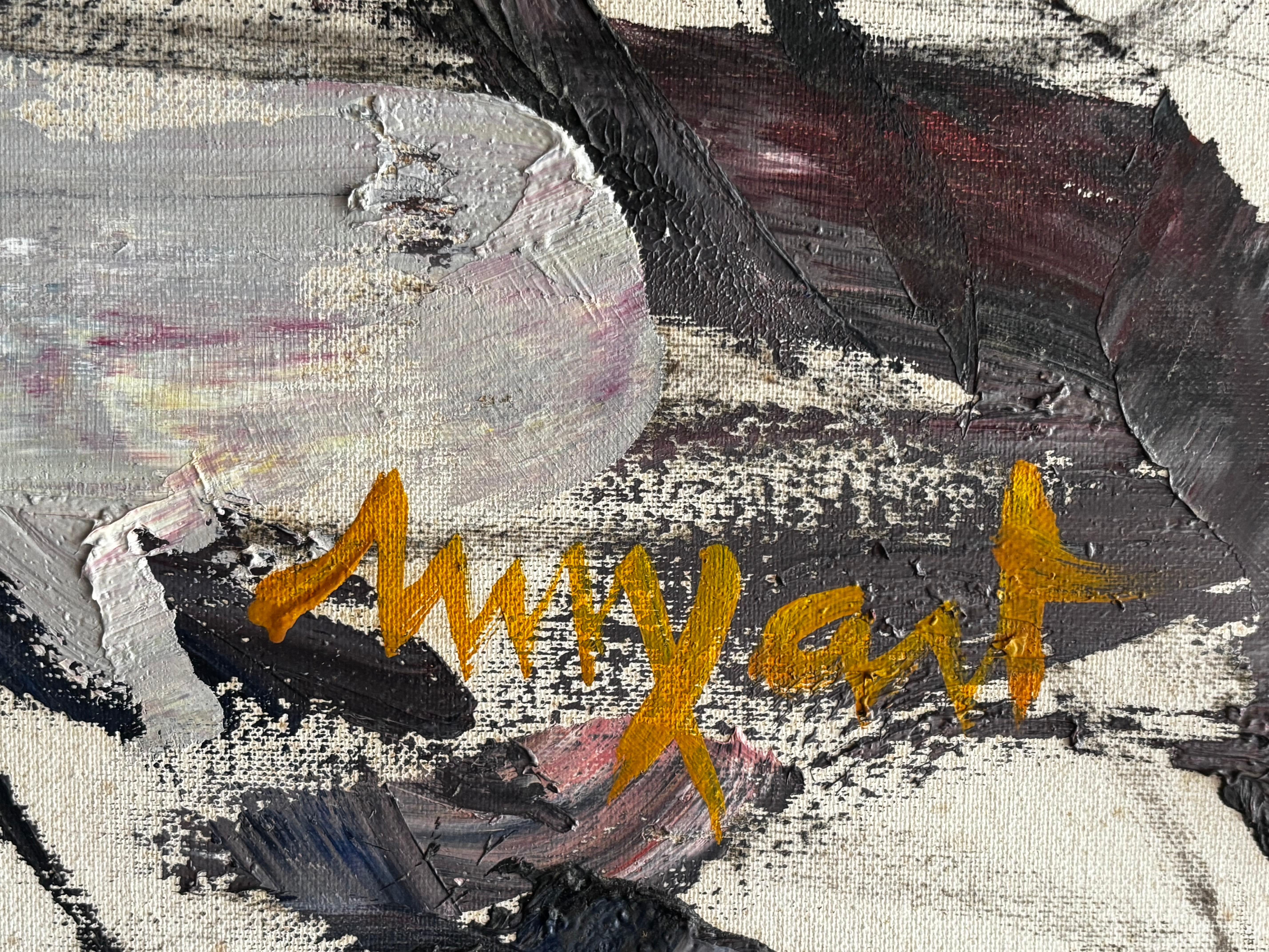 El Vigilante Abstracto - Óleo sobre tela - 146 x 97 cm. For Sale 5