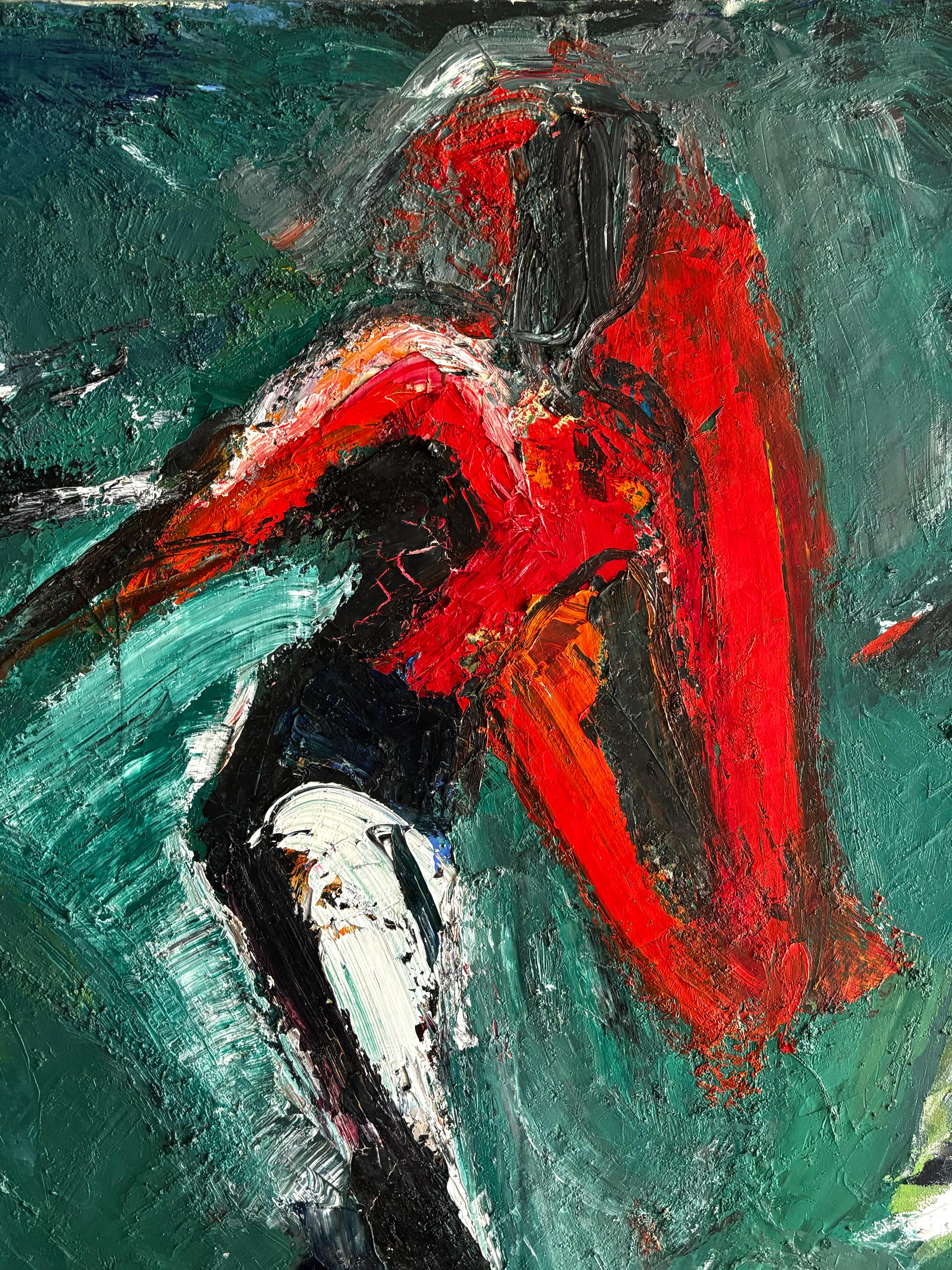 Futbolistas - Contemporary Painting by Jaume Muxart Domenech