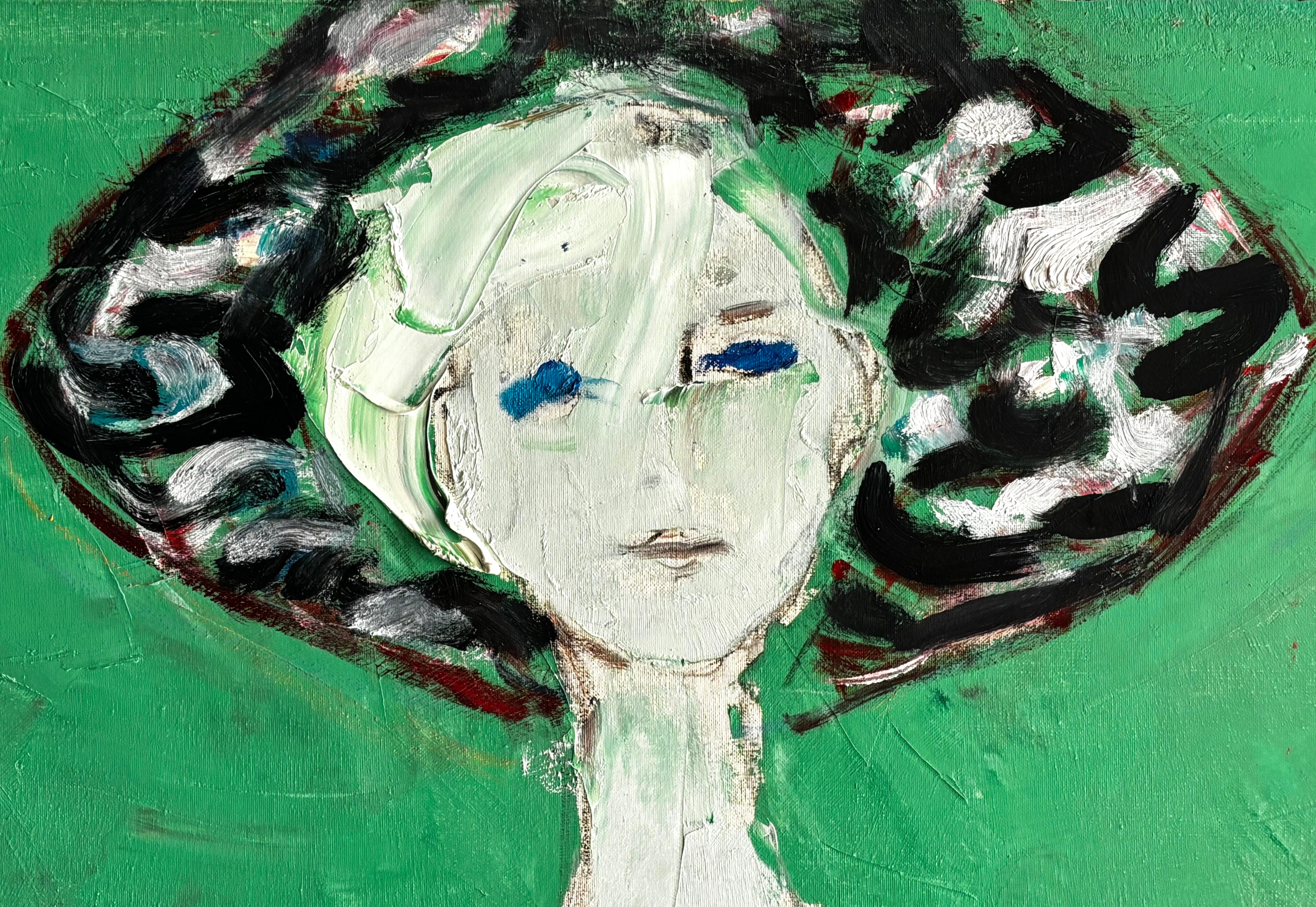 Personaje - Contemporary Painting by Jaume Muxart Domenech
