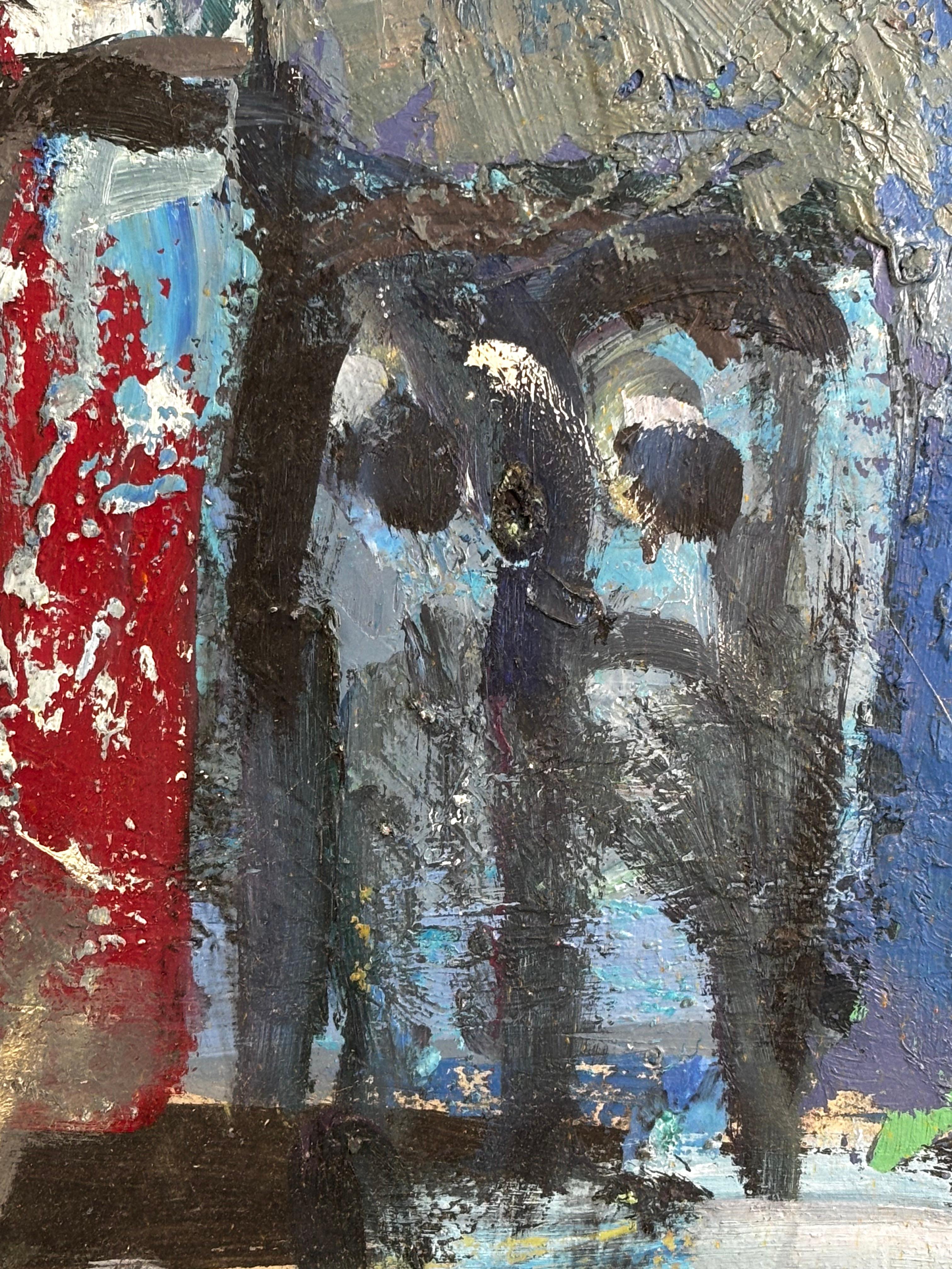 ÓLEO SOBRE TELA - JAUME MUXART DOMÉNECH - FAMÍLIA DE BUHOS im Angebot 1