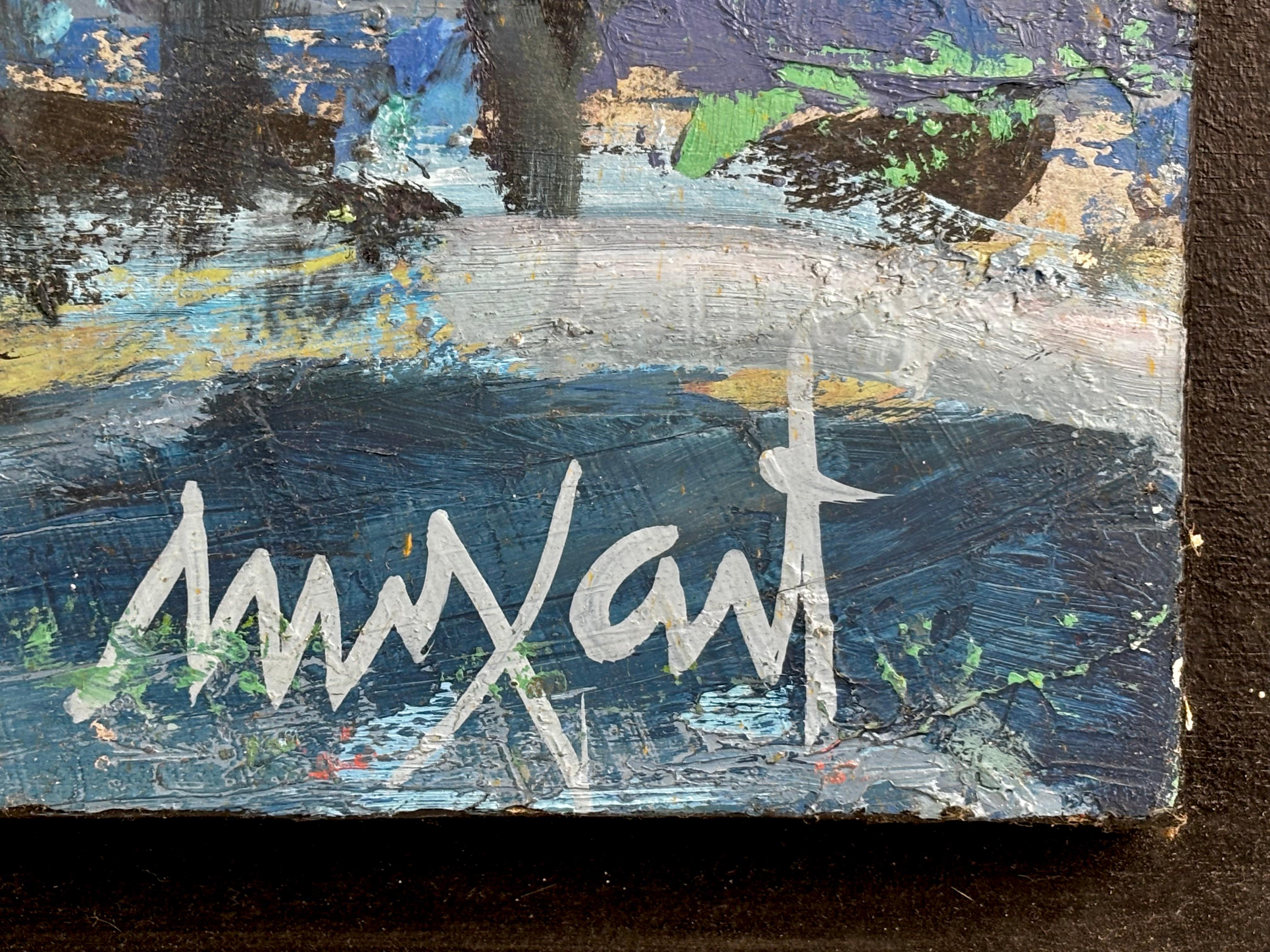 ÓLEO SOBRE TELA - JAUME MUXART DOMÉNECH - FAMÍLIA DE BUHOS im Angebot 2