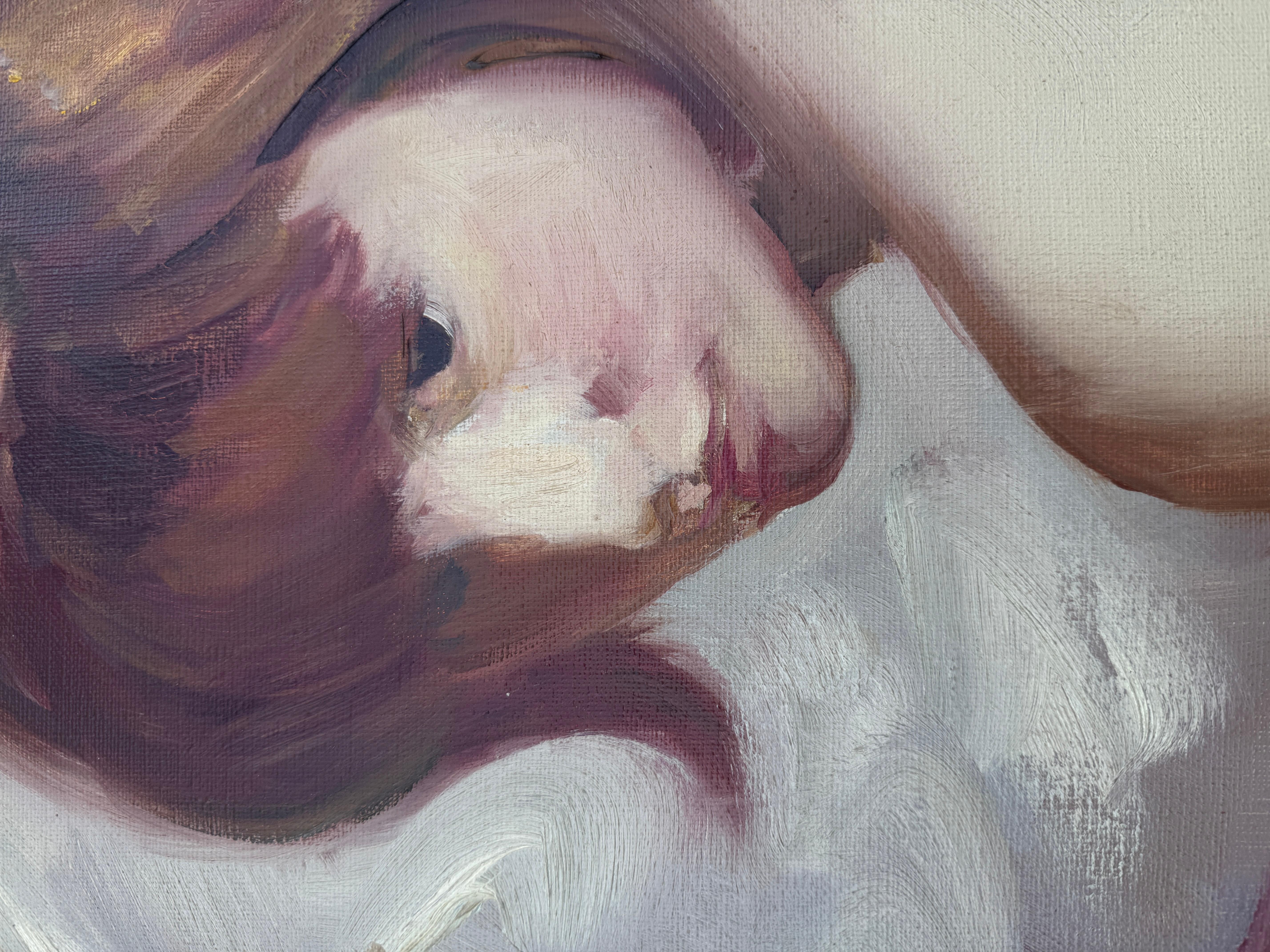 Künstler: Jaume Planas Gallés (Barcelona, 20. Jahrhundert)
Titel: Weiblicher Akt
Medium: Öl auf Leinwand
Abmessungen (ungerahmt): 92 × 65 cm - 36.2 × 25.6 in
Abmessungen (gerahmt): 98 × 71 cm - 38.6 × 28 in
Unterschrift: Signiert unten links: J.