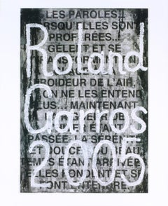 Jaume Plensa 'Roland Garros French Open' 2005- Poster