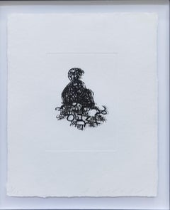 Le Visage Volé. Grabado, contemporáneo, firmado, 1/15, enmarcado, 2010+