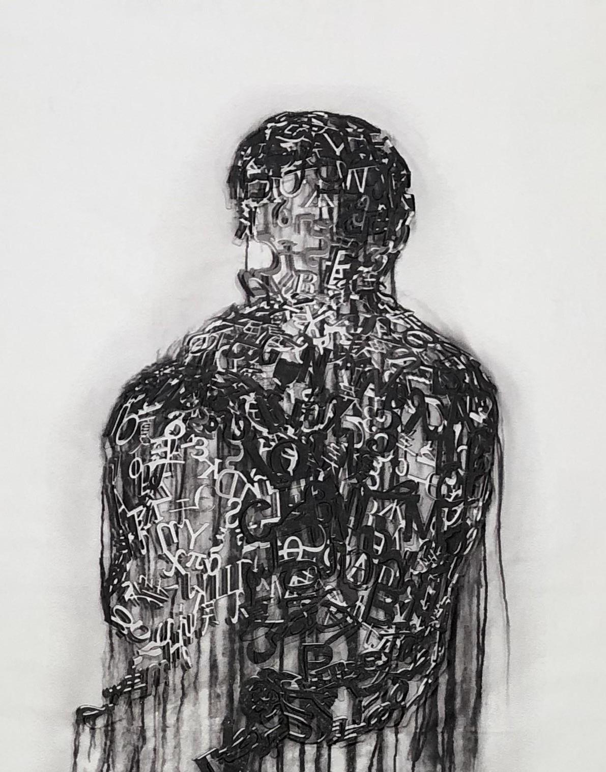 Nomade - Original Lithograph Handsigned Numbered - Gray Interior Print by Jaume Plensa