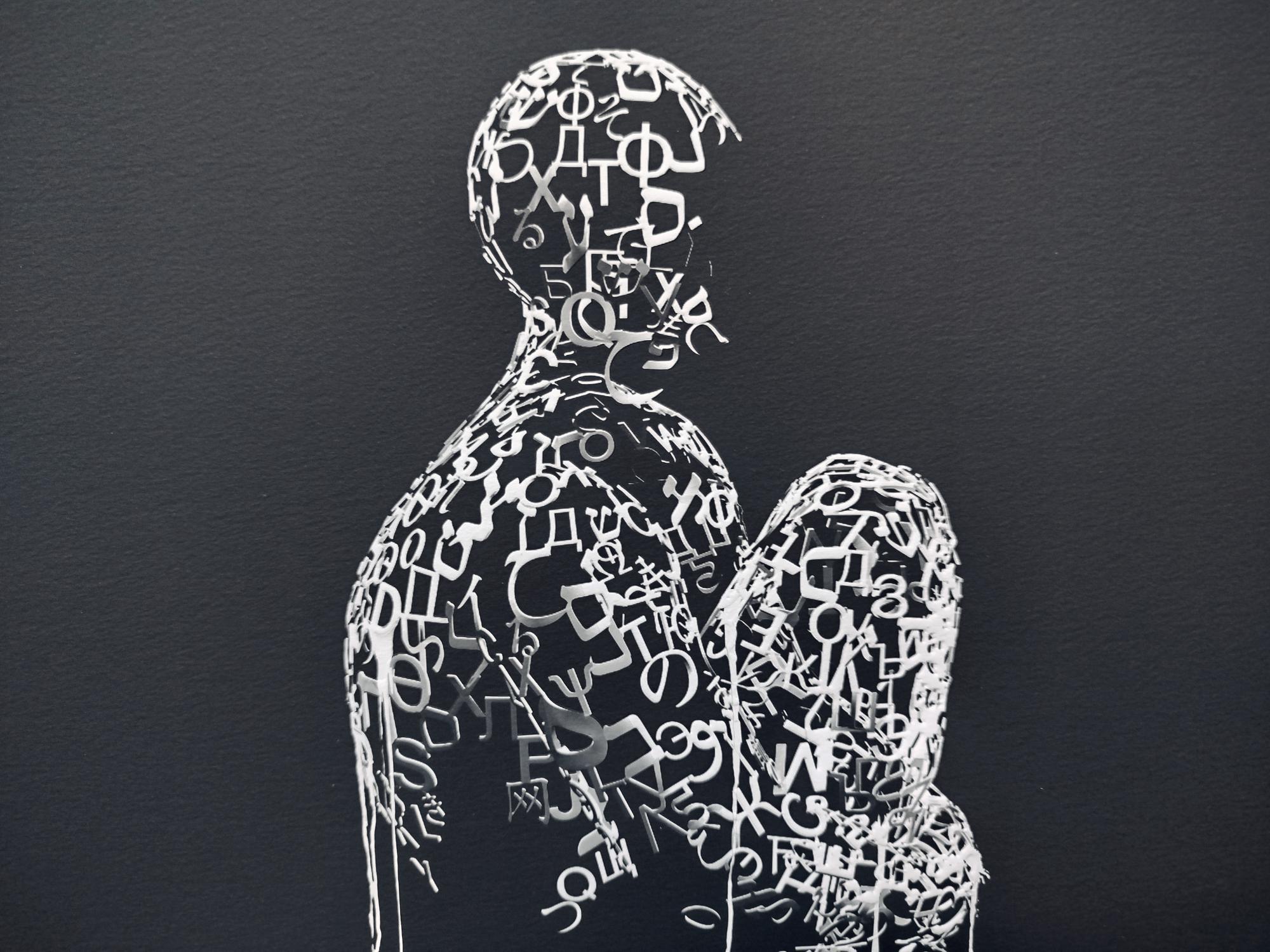 Plensa  ,  Untitled  etching original - Contemporary Print by Jaume Plensa