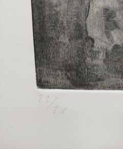 Plensa  VERTIKAL,  Unbenannt  Radierung Original