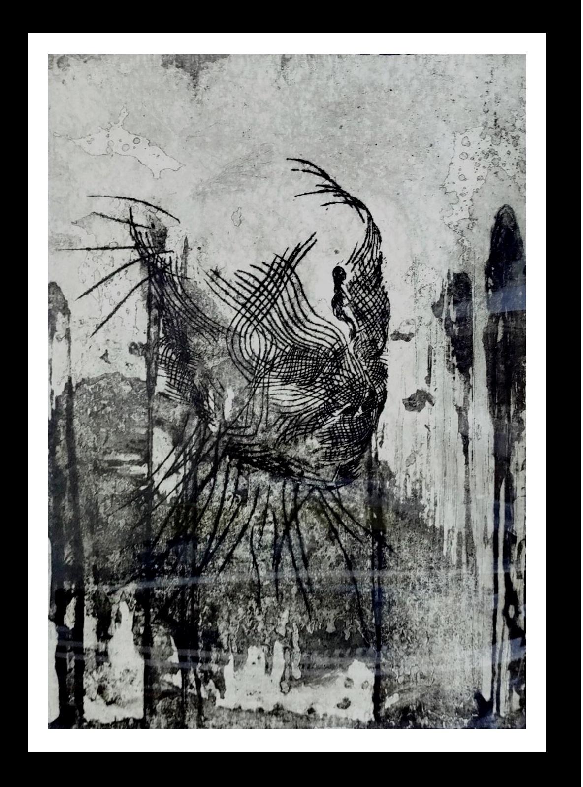 Plensa  101 VERTICALE,  Senza titolo  incisione originale - Print Contemporaneo di Jaume Plensa