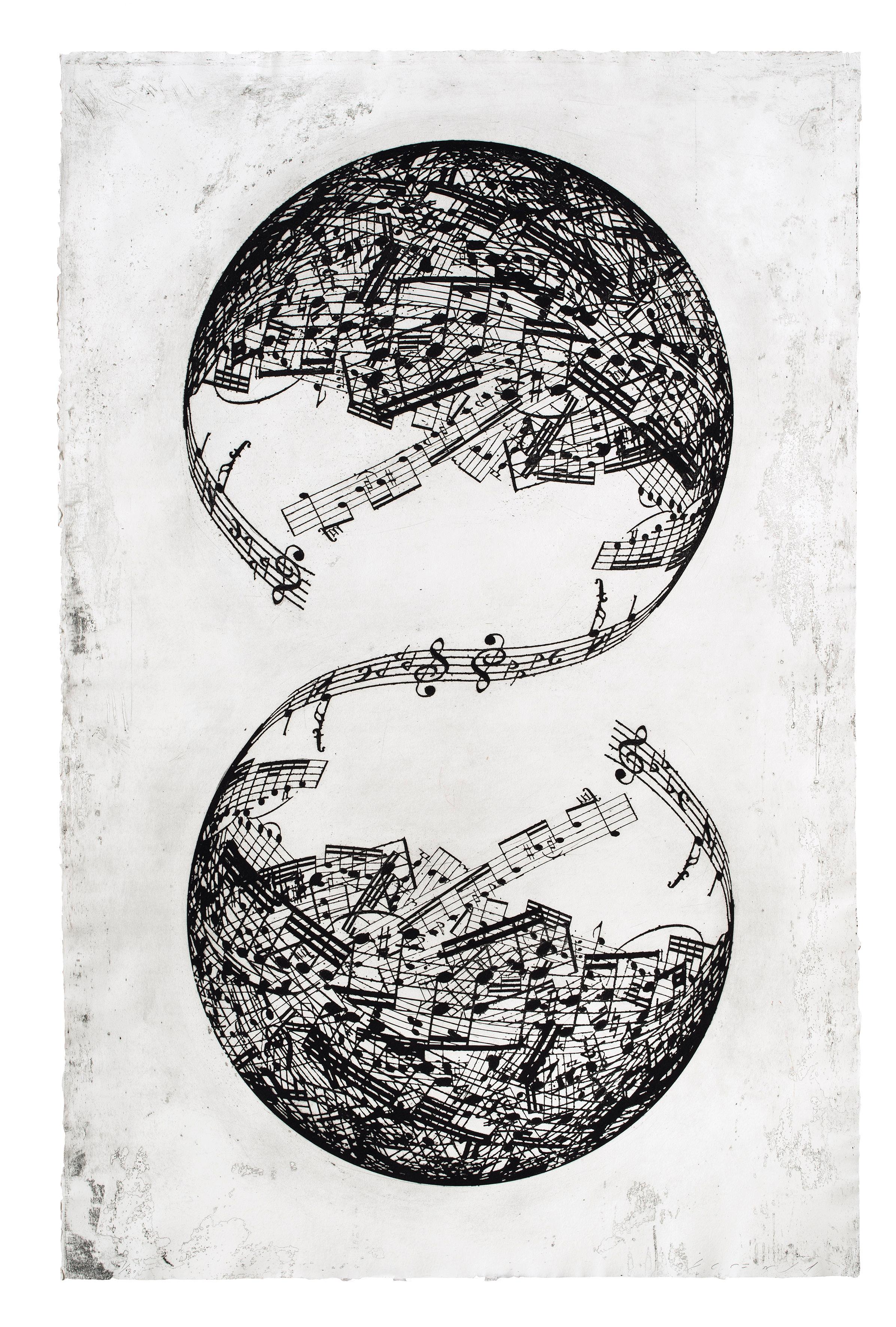 Jaume Plensa Abstract Print - Symétrie