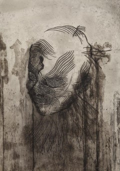 "Gemelos 2" - Contemporáneo, Aguafuerte, Humano, Abstracto, Retrato