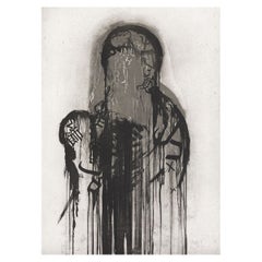 Jaume Plensa 'Untilted 2' Framed Photoetching, 2021