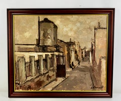 JAUME QUERALT - CALLE MEDITERRANEA - ACUARELA