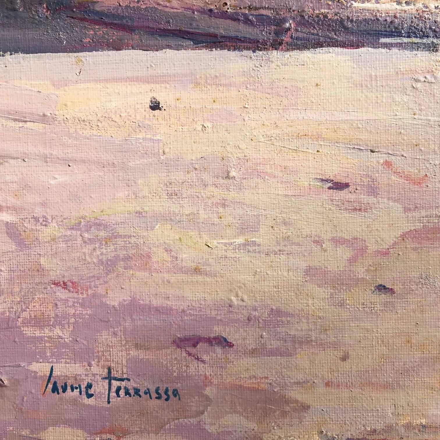 Jaume Terrassa  BARCELONA  realistische Acryl-Leinwand im Angebot 5