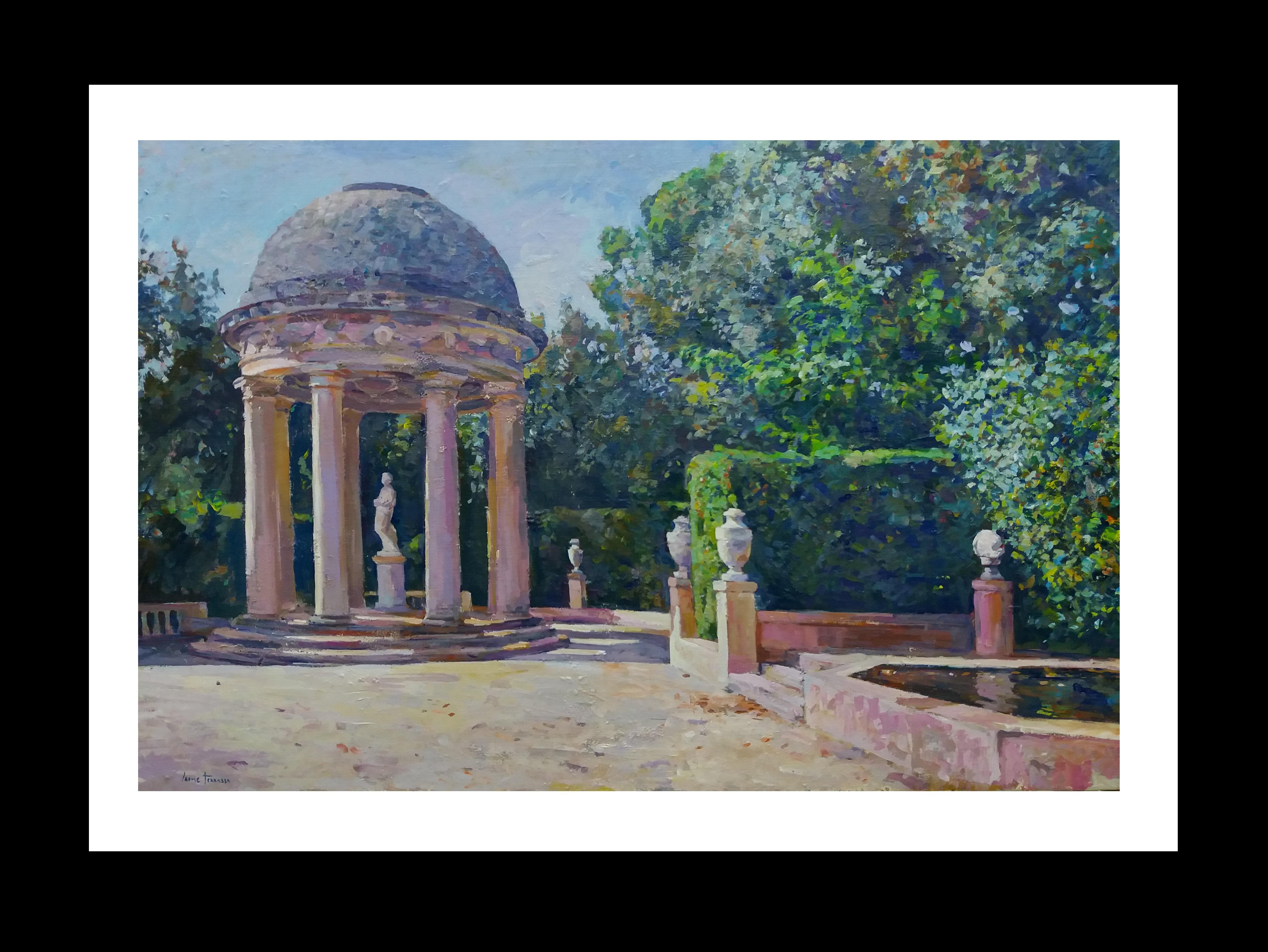  "BARCELONA" realistisches Original Acryl Leinwand. 
Mallorquinischer Kunstmaler. Er bietet uns eine Vision der friedlichen und ruhigen Realität, und eine Einheitlichkeit der Töne, gibt seinen Werken eine offensichtliche Gelassenheit. Der Künstler