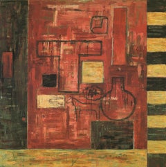 Jaune Quick-to-See Smith 'Gifts of Red Cloth' 1990