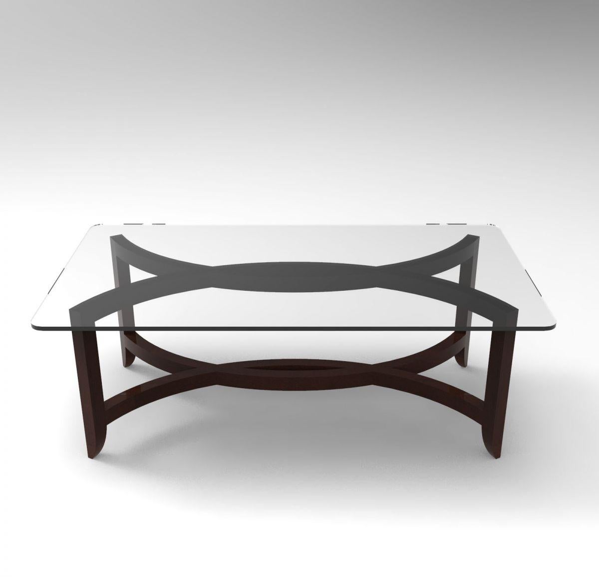 Modern Java Mahogany Infinity Table by Lee Weitzman For Sale