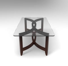 Java Mahogany Infinity Table by Lee Weitzman