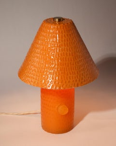 Java Orange Table Lamp in Ceramic, Resin, Brass by Facture and  Streicher Goods
