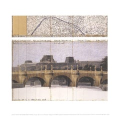 1995 After Javacheff Christo 'Le Pont Neuf Wrapped II' Contemporary