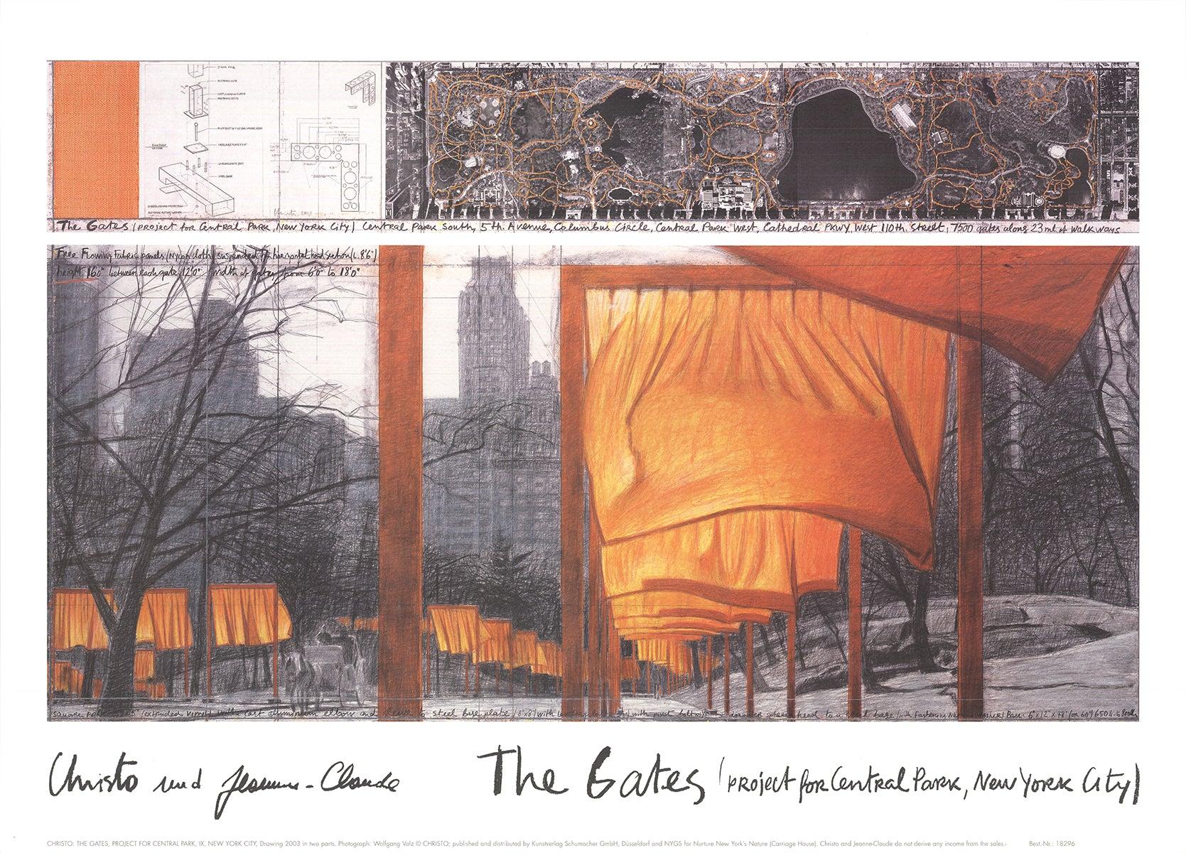 'The Gates' 2003 - Print by Javacheff Christo