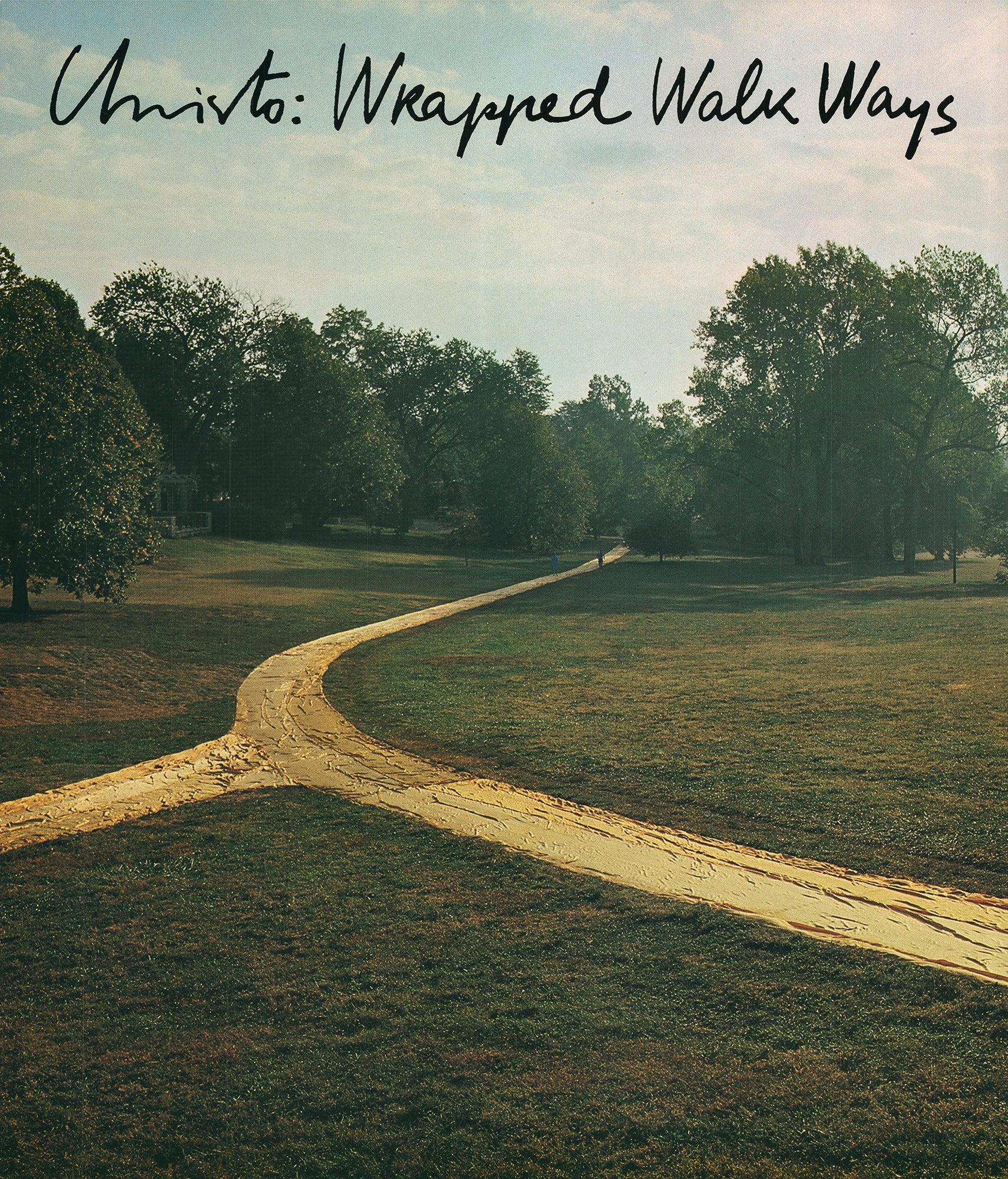 Javacheff Christo 'Wrapped Walk Ways' 1979- Signed For Sale 2