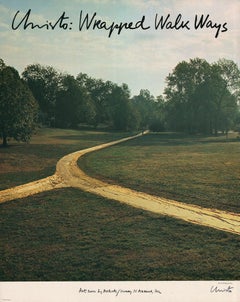 Javacheff Christo 'Wrapped Walk Ways' 1979- Signed