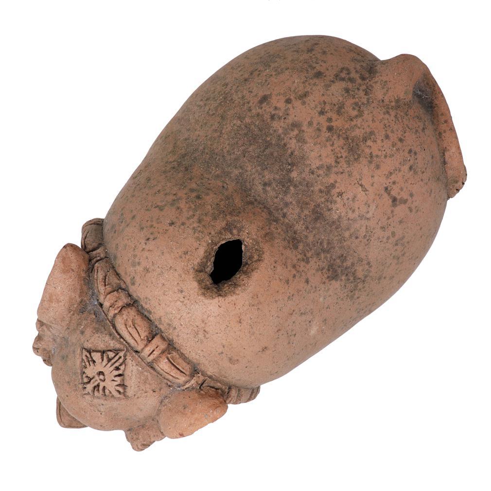 Javanese Clay Terracotta Piggy Bank from the Majapahit Kingdom (1292-1520) For Sale 5