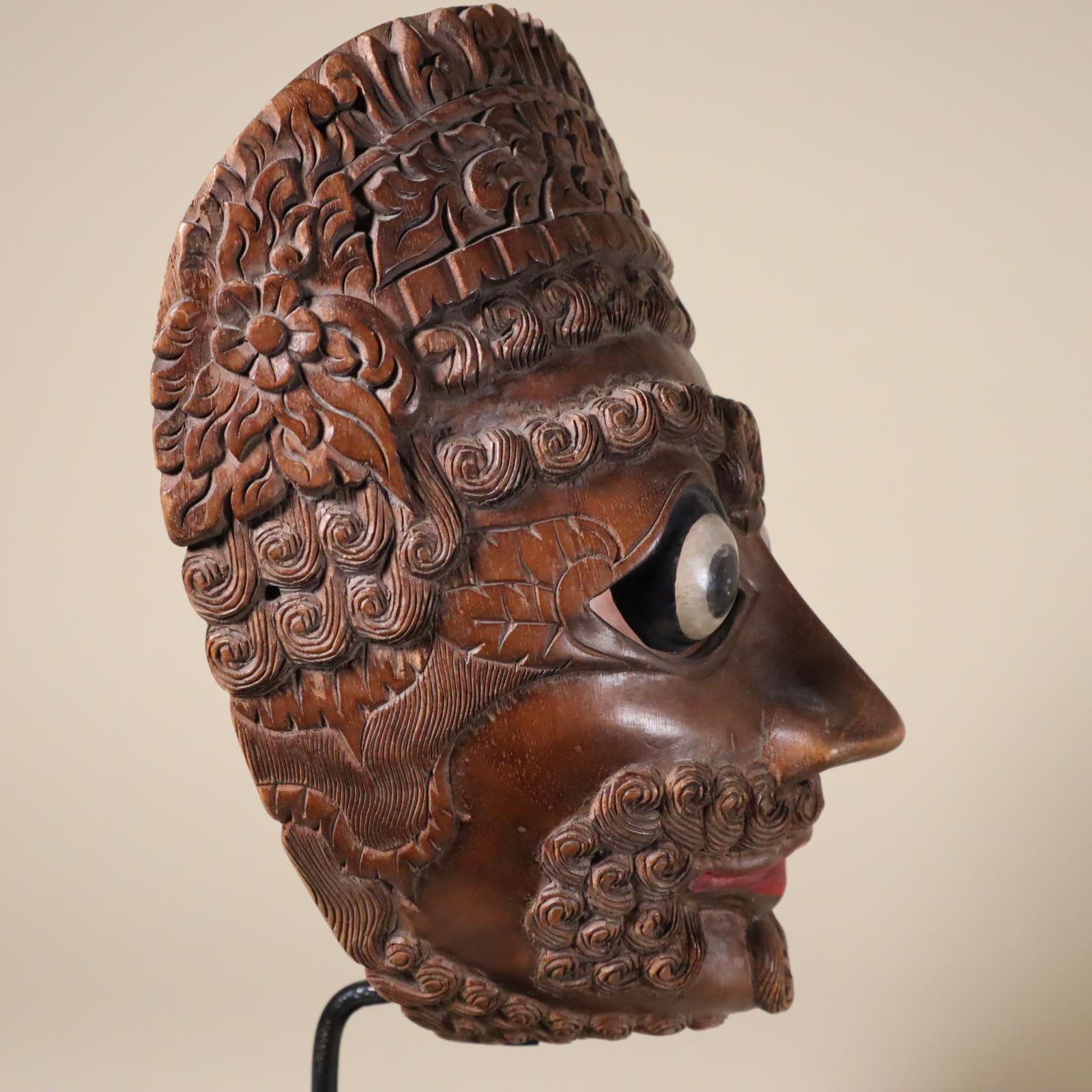 Javanese Dance Mask Yogyakarta Kraton Indonesian Court Art King Father ...