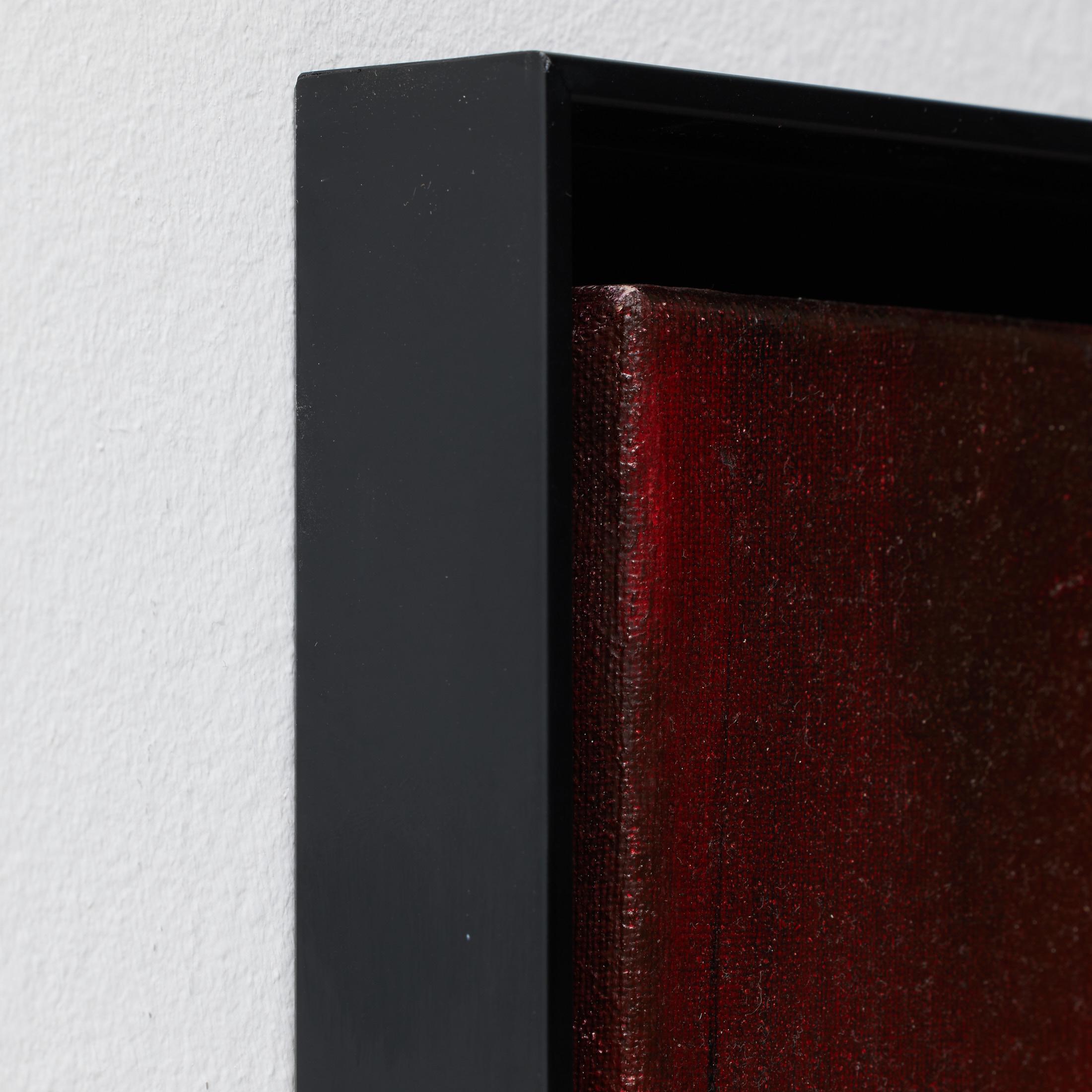 Javier Agudo, inspiriertes abstraktes Gemälde, Öl auf Leinwand, Mid-Century Modern inspiriert im Angebot 6