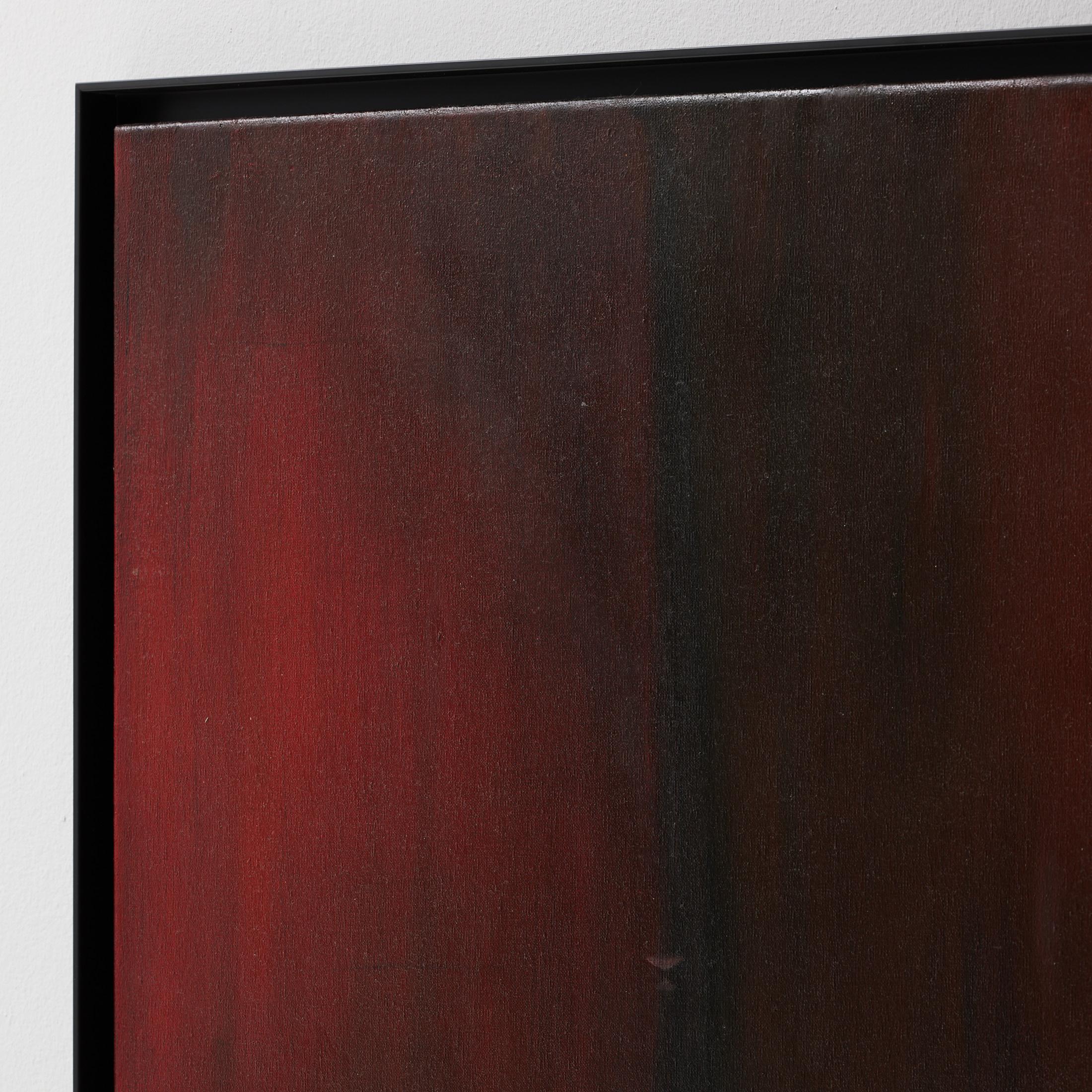 Javier Agudo, inspiriertes abstraktes Gemälde, Öl auf Leinwand, Mid-Century Modern inspiriert im Angebot 10