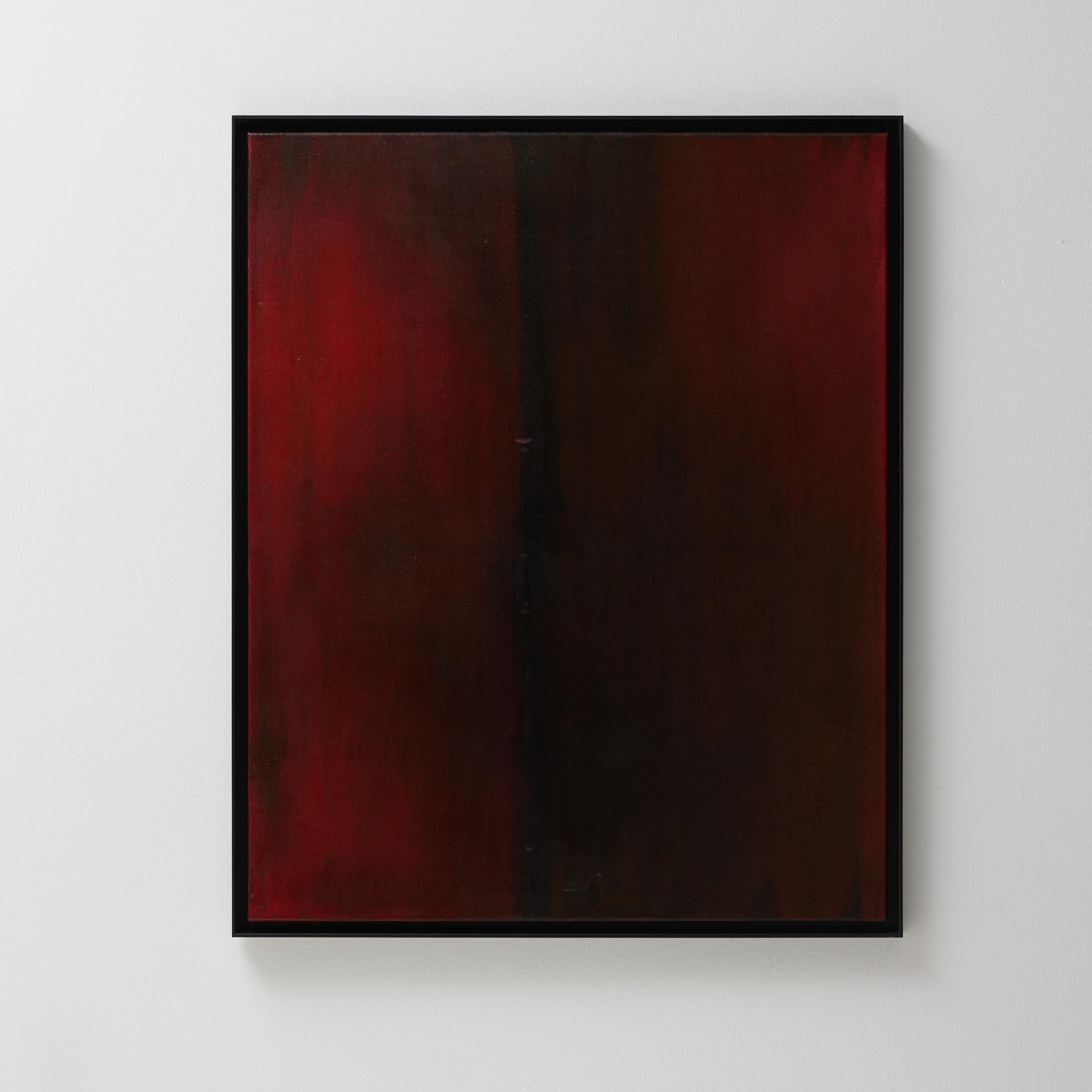 Javier Agudo, inspiriertes abstraktes Gemälde, Öl auf Leinwand, Mid-Century Modern inspiriert

Ein tief atmosphärisches, abstraktes Öl auf Leinwand des spanischen Künstlers Javier Agudo, entstanden um 2015. Diese kraftvolle Komposition ist in der