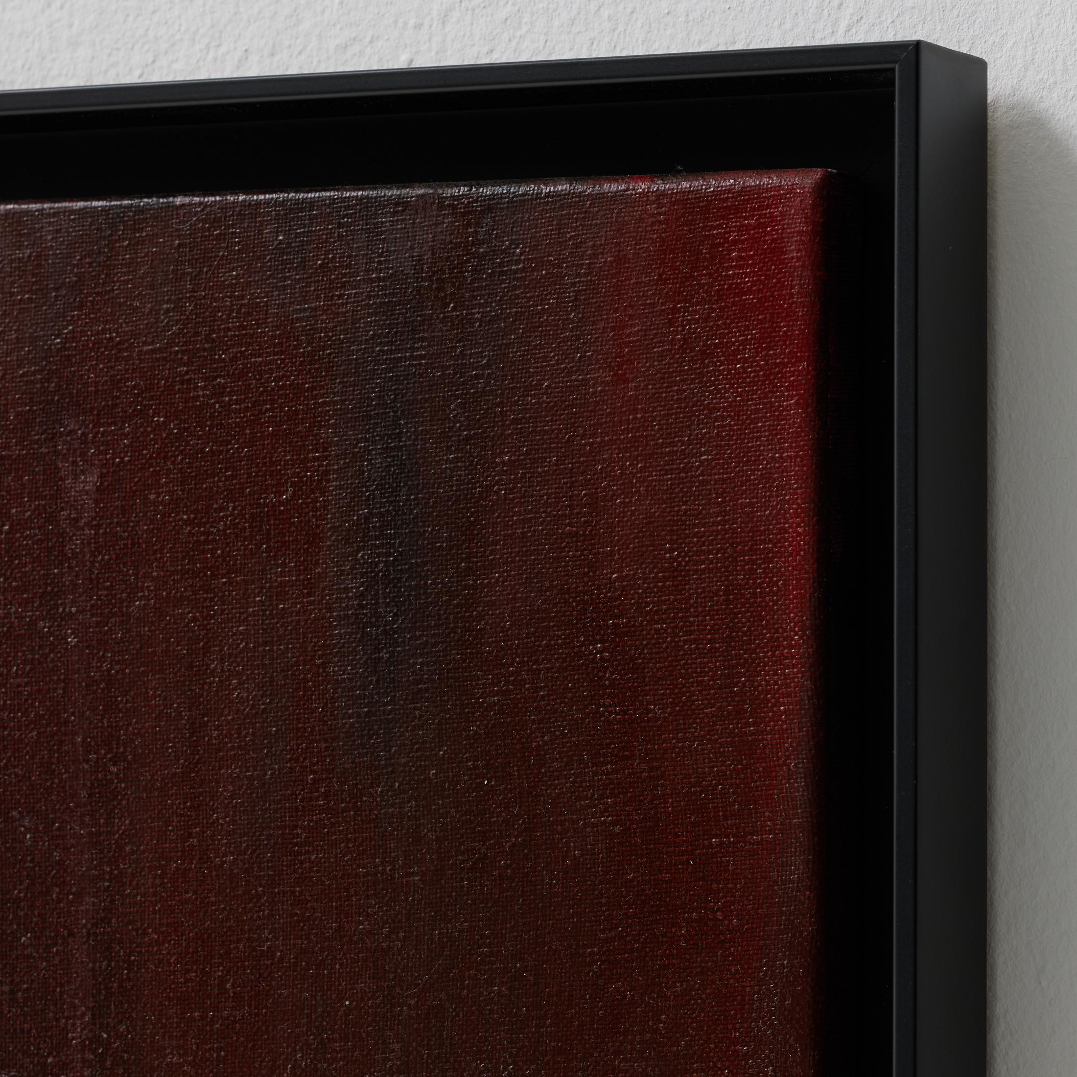 Javier Agudo, inspiriertes abstraktes Gemälde, Öl auf Leinwand, Mid-Century Modern inspiriert im Angebot 1