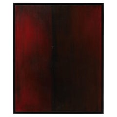 Javier Agudo, Pittura astratta ispirata alla modernità di metà secolo, olio su tela