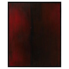 Javier Agudo, von der Mid-Century-Modern-Bewegung inspirierte abstrakte Komposition, Öl auf Leinwand