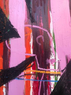 Resurgimiento - 72 x 60 inches - abstract expressionistic oil on canvas