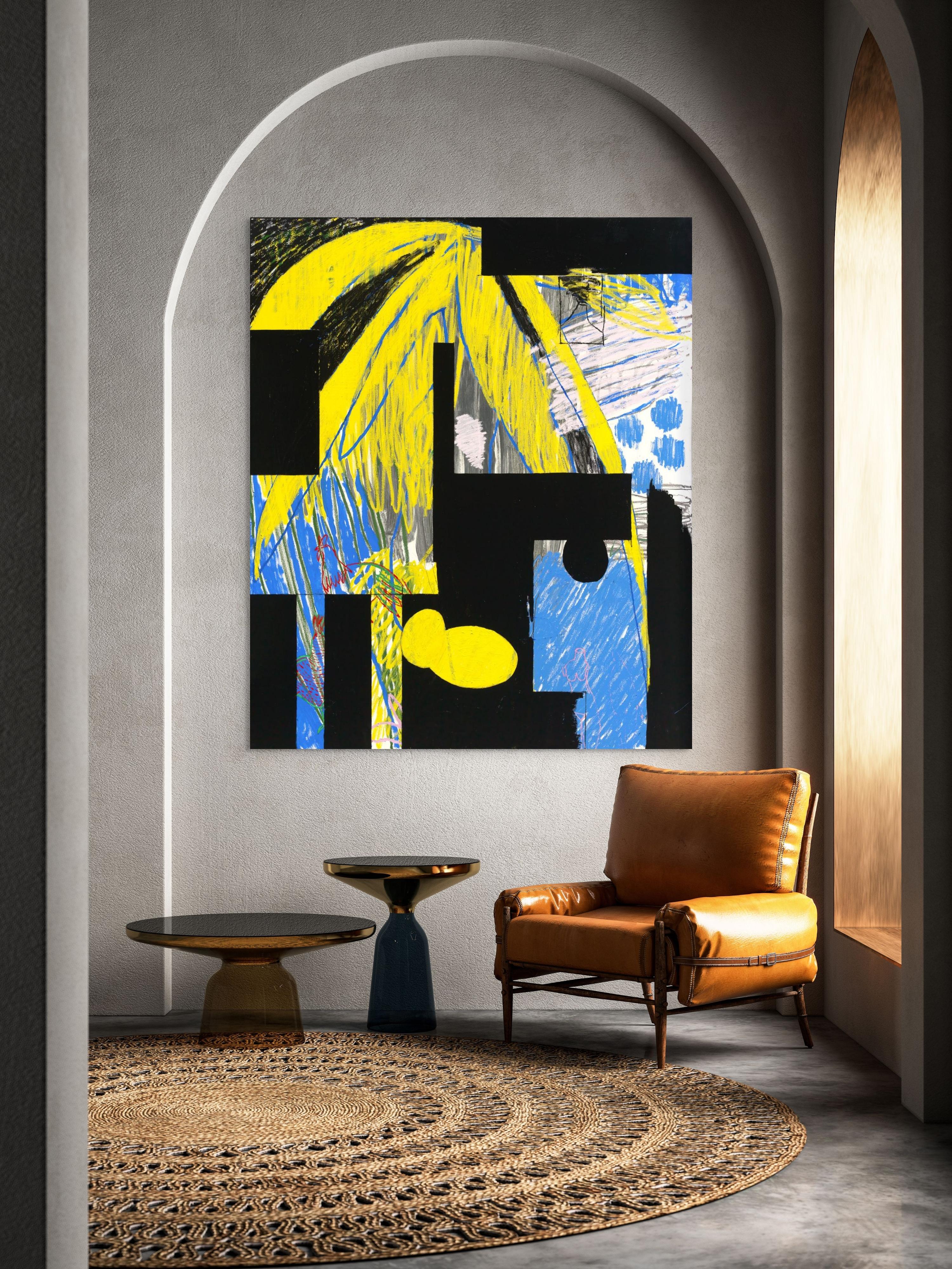 Sombra de Volcan - Painting Astrattismo geometrico di Javier Arizmendi-Kalb