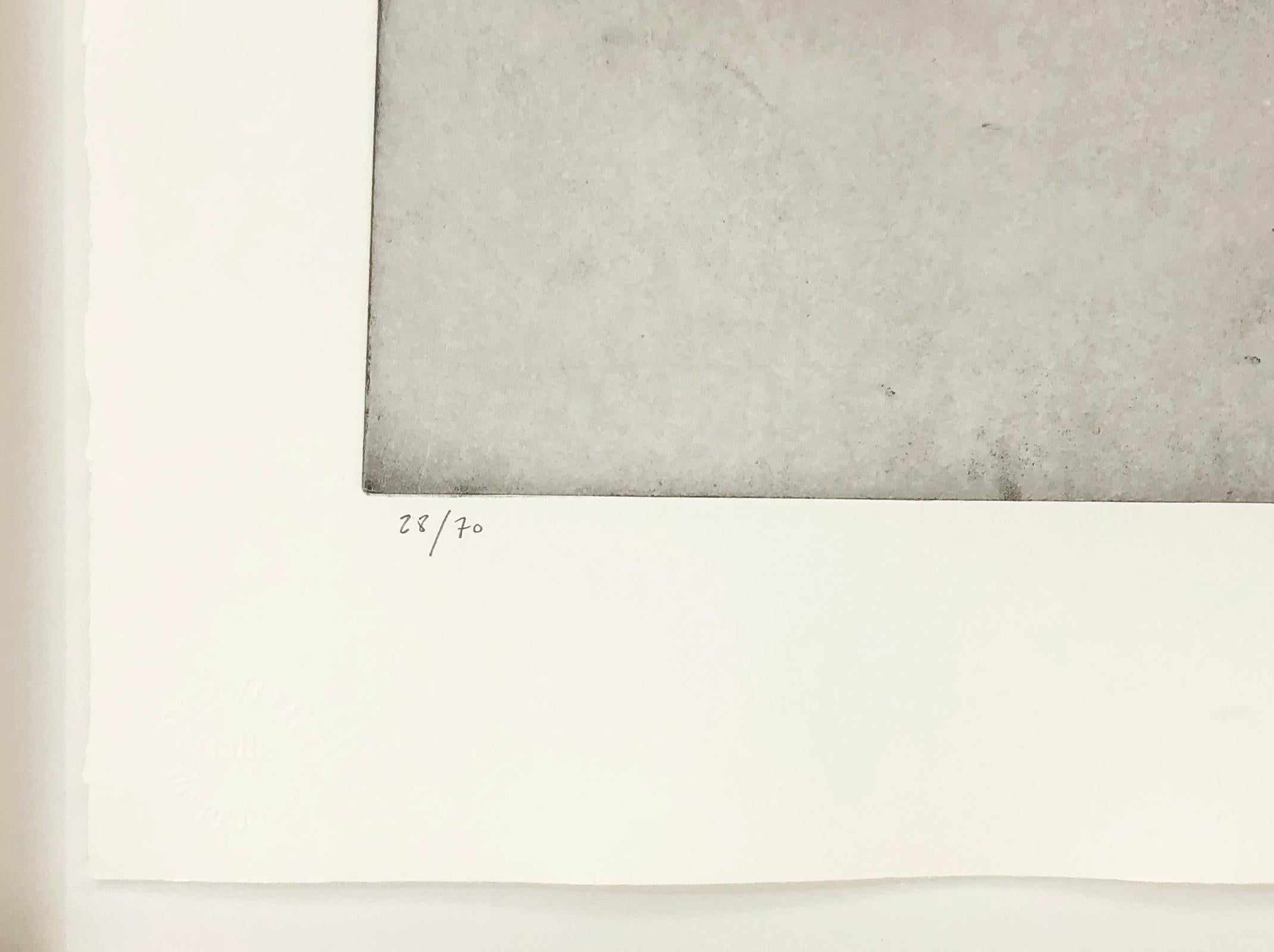 First Look (hand finished etching) - Street Art Print by Javier Calleja