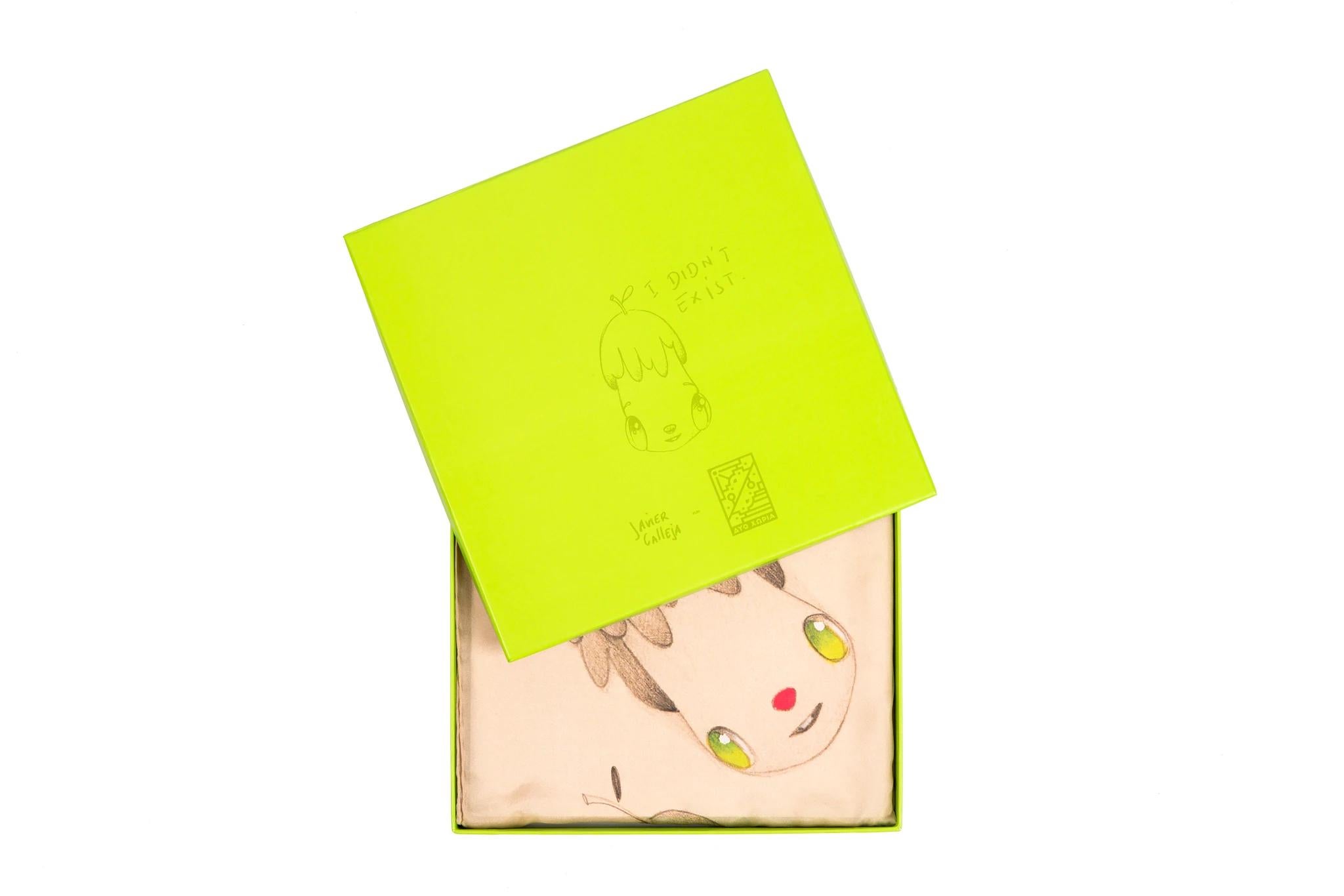 Écharpe JAVIER CALLEJA - Écharpe en édition limitée I DIDN'T EXIST (IL N'existe pas) - Mode moderne - Pop Art Print par Javier Calleja