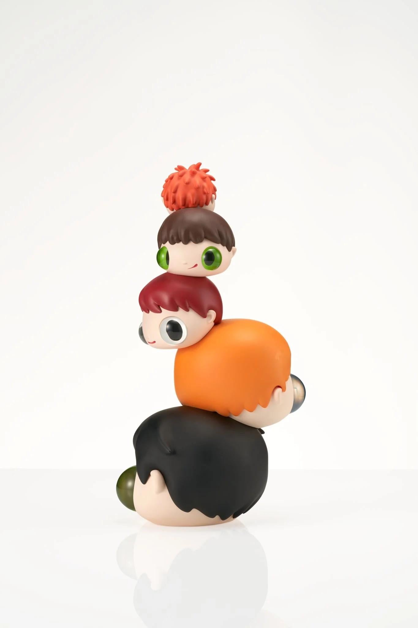 JAVIER CALLEJA - HEADS
Date of creation: 2021
Medium: Sculpture made of PVC and glass
Edition: 1000
Size: 30 x 13.9 x 12.6 cm
Condition: In mint condition, brand new and never framed
The limited edition Heads by Javier Calleja presents a unique